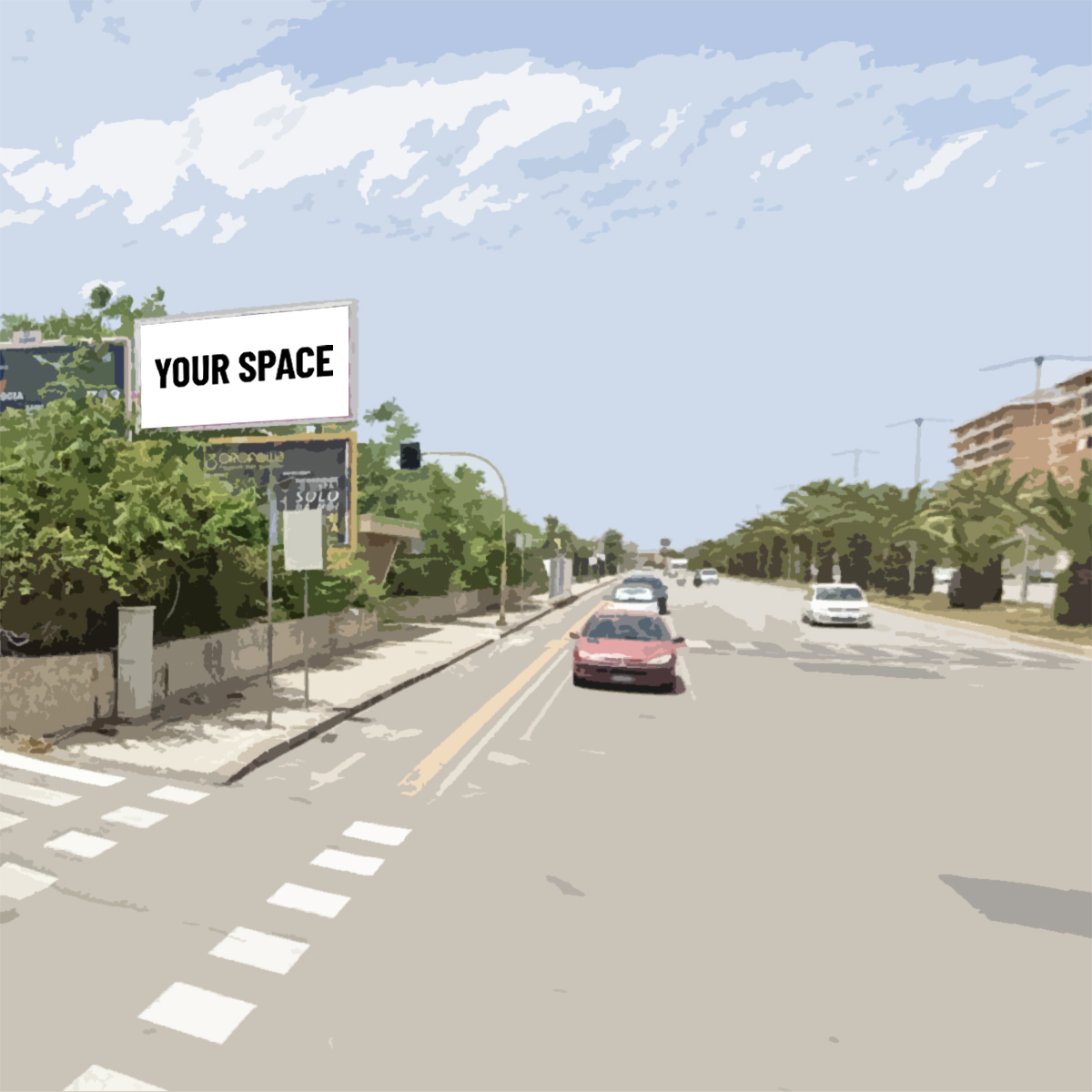 SPAZIO PUBBLICITARIO 600 x 300 Viale Santa Panagia semaforo (SIRACUSA) Dal 19/10/2026 al 01/11/2026 14 giorni